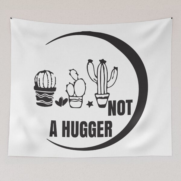 Item preview, Not a Hugger – Personal Space Advocate designed and sold by CleanDecor.