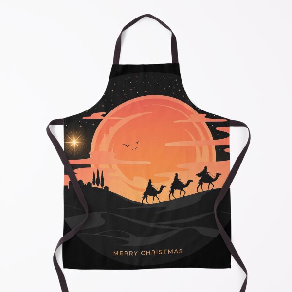 Item preview, Merry Christmas Three Wise Men Silhouette. Three Kings Desert Night. designed and sold by Deepsleepstudio.