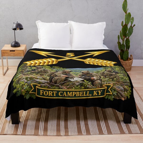 Item preview, SOF - 5th SFG Branch wo Txt - Fort Campbell, KY Training - 3D - Transparent designed and sold by Military Insignia Products.