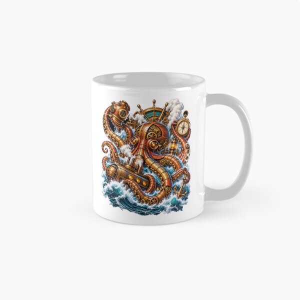 Item preview, “Release the Clockwork Kraken!” designed and sold by HarrisButterfield&Company.