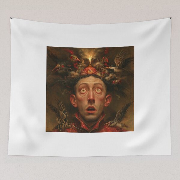 Item preview, Surreal Gothic Third Eye Nightmare Sticker designed and sold by Frenky Stickers.