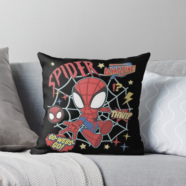 Item preview, Red Blue Web Slinger Comic Action Illustration designed and sold by woodnsheepee.
