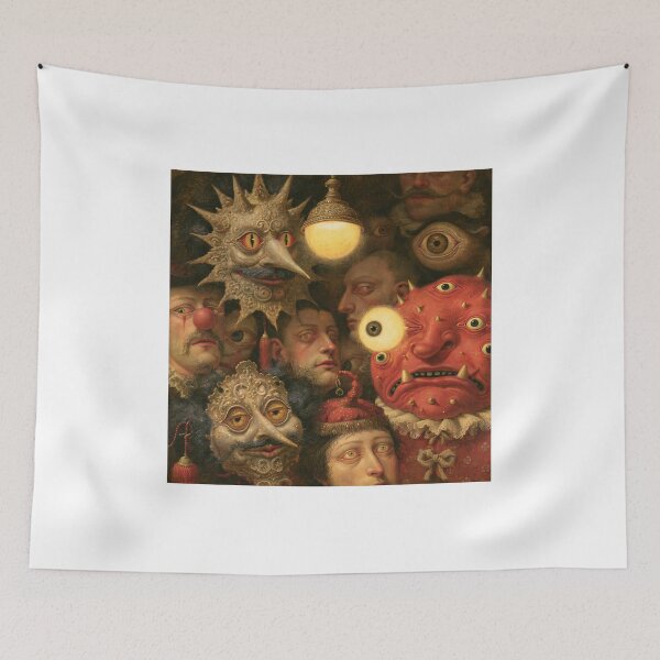 Item preview, Surreal Gothic Carnival of Monsters Sticker designed and sold by Frenky Stickers.