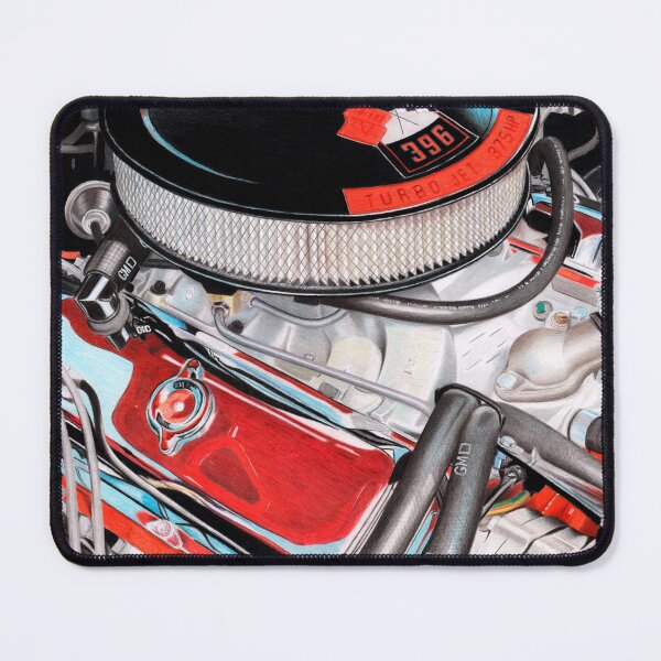 Item preview, Chevy 396 375 HP Turbo Jet Engine – Classic Muscle Car Art designed and sold by Jason Bylsma.