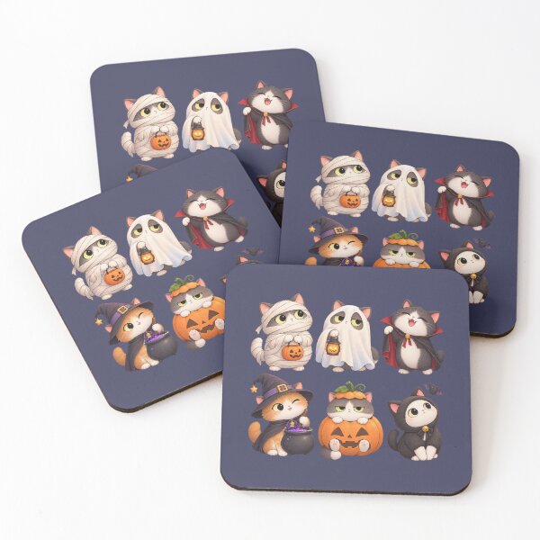 Item preview, Feline Fright Night designed and sold by Wobble Studio.