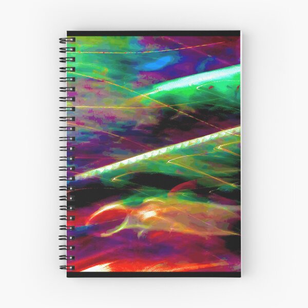 Item preview, Colorful Abstract Neon Light Streaks Digital Art designed and sold by Baby-Care.