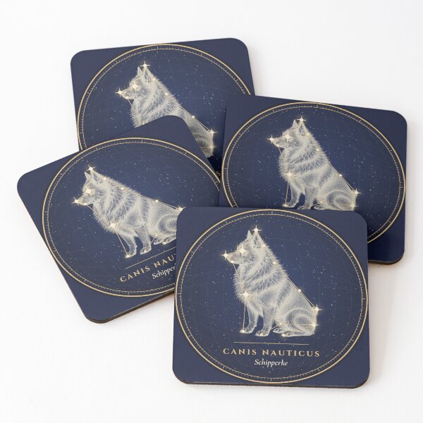 Item preview, Schipperke Constellation – Celestial Dog Art designed and sold by Celestial Atlas of Dogs.