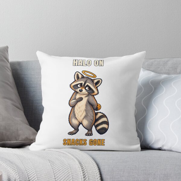 Item preview, Halo On Snacks Gone Raccoon designed and sold by SamodivaAtelier.