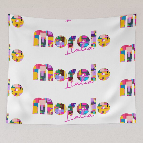 Item preview, Morolo, Ferentino, Italy, Italia, colorful typography design for travellers designed and sold by Wanderful-roads.