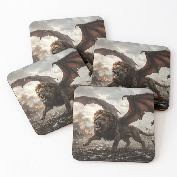 Item preview, Battlefield Manticore: Mythical Winged Lion Beast of War designed and sold by TTERRA.