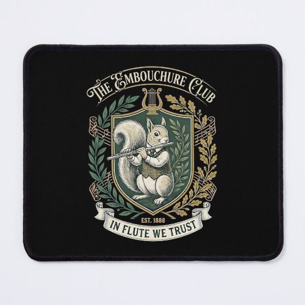 Item preview, Flutist Flautist Embouchure Club Flute Player Squirrel Music designed and sold by GrandeDuc.