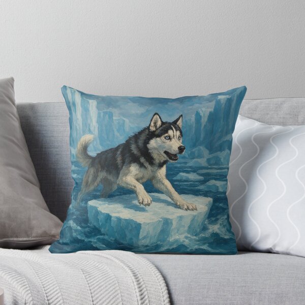 Item preview, 4. Husky Climbing an Ice Floe – Arctic Survival designed and sold by MagMade.