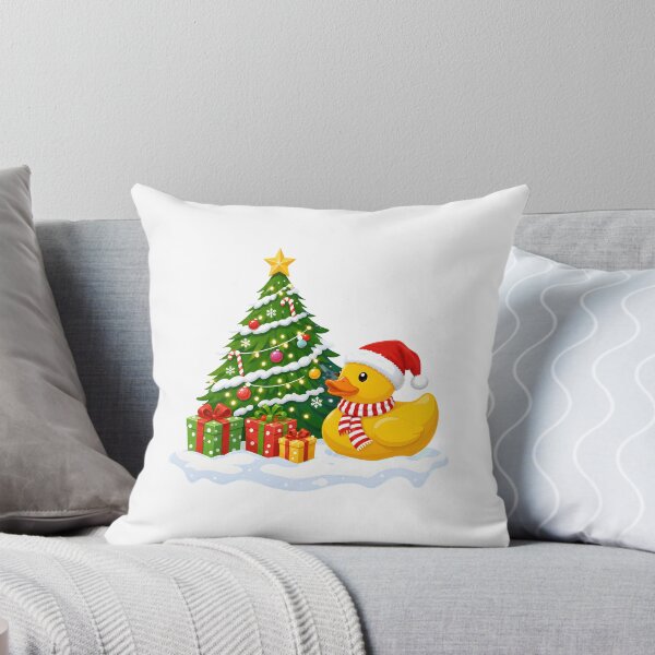 Item preview, Cute Rubber Duck Christmas Tree Holiday Gift designed and sold by noctivaganta.