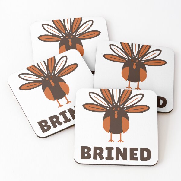 Item preview, Brined & Confident Turkey Thanksgiving Tee designed and sold by sustainableme.