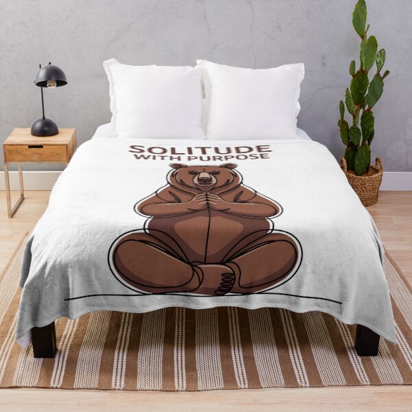 Item preview, Brown Bear Yoga Solitude With Purpose Design designed and sold by 108stillness.