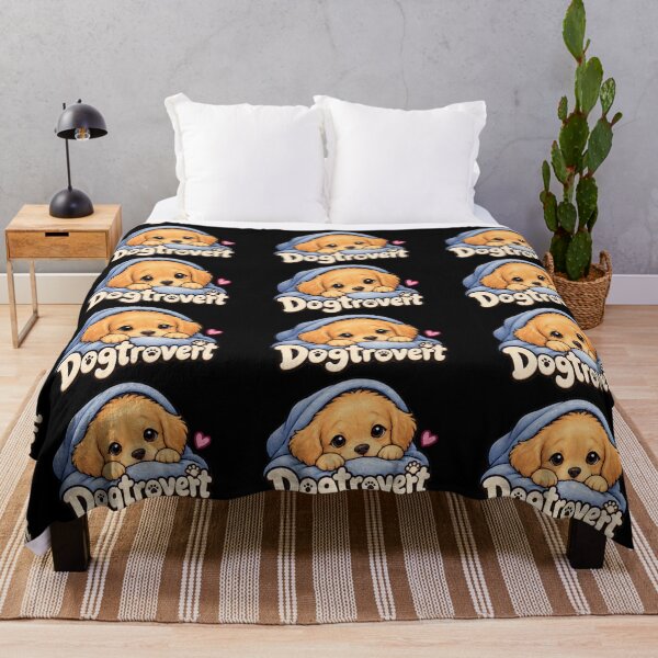 Item preview, Cute Dogtrovert and Golden Retriever designed and sold by DamioPolArt.