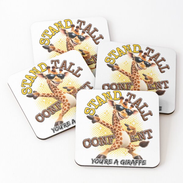 Item preview, Stand Tall Confident You're a Giraffe designed and sold by SawasdeeArigato.