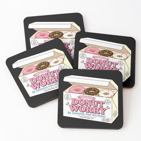 Item preview, Donut Worry - Philippians 4:6 Do Not Be Anxious About Anything designed and sold by plushism.