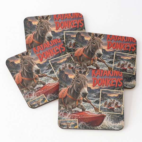 Item preview, THE KAYAKING DONKEYS designed and sold by Tpposters.