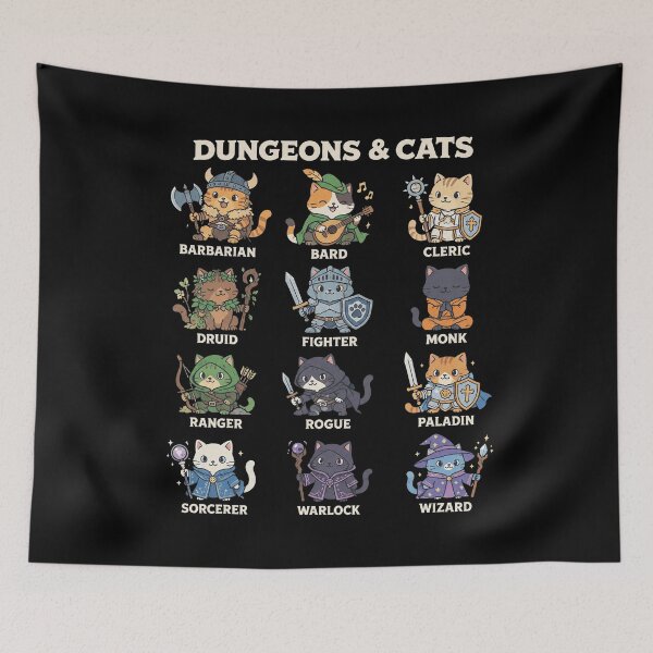 Item preview, Dungeons And Cats designed and sold by Gloriamard95.