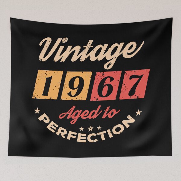 Item preview, Vintage Born in 1967 Aged to Perfection 60th Birthday Gift designed and sold by Alexaltay.