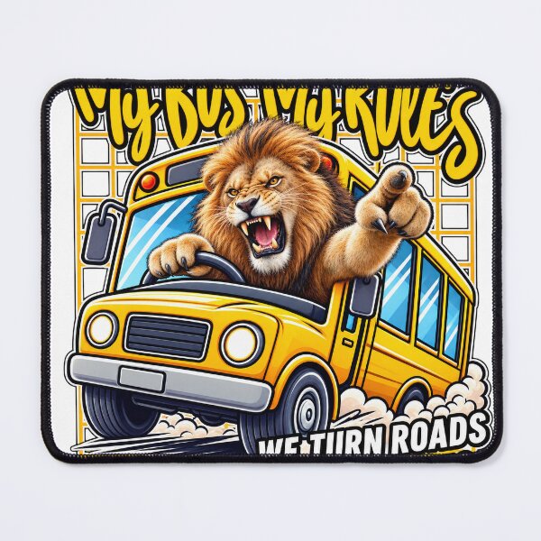 Item preview, My Bus My Rules We Turn Roads Into Routes designed and sold by SawasdeeArigato.