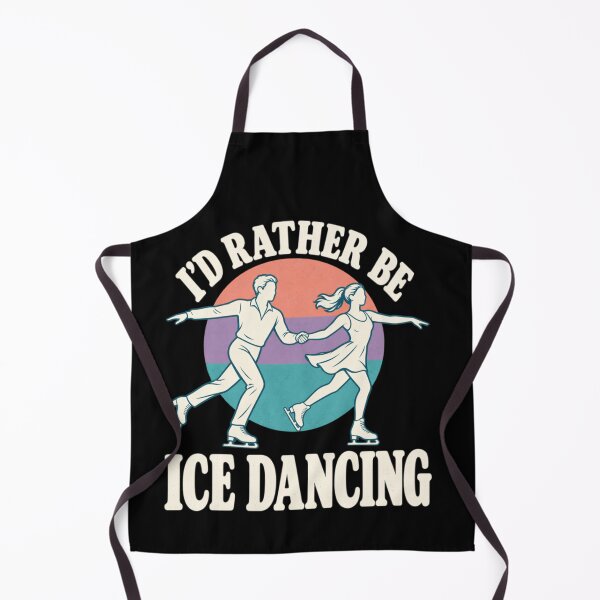 Item preview, Id Rather Be Ice Dancing Vintage Pair Figure Skating Art designed and sold by NAAYAX.