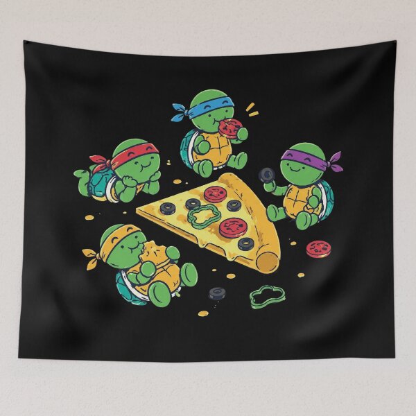 Item preview, Ninja Turtles Pizza Party designed and sold by Futuredesign95.