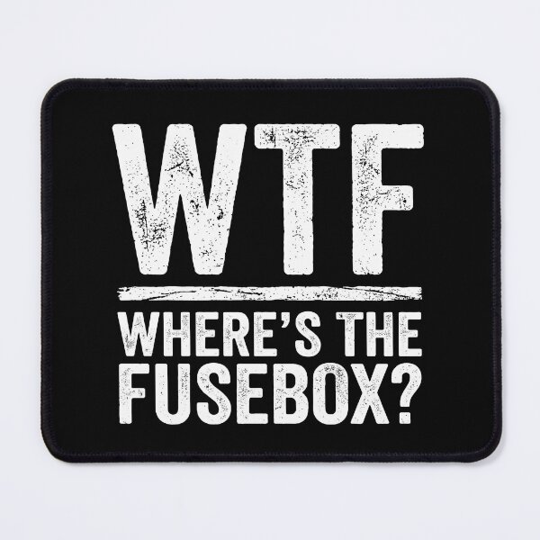 Item preview, WTF Where's The Fusebox Electrician Humor Electrical Worker designed and sold by Hernisemok.