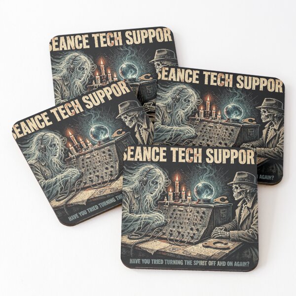 Item preview, Seance Tech Support — Have You Tried Turning the Spirit Off and On Again designed and sold by HauntedMileHigh.