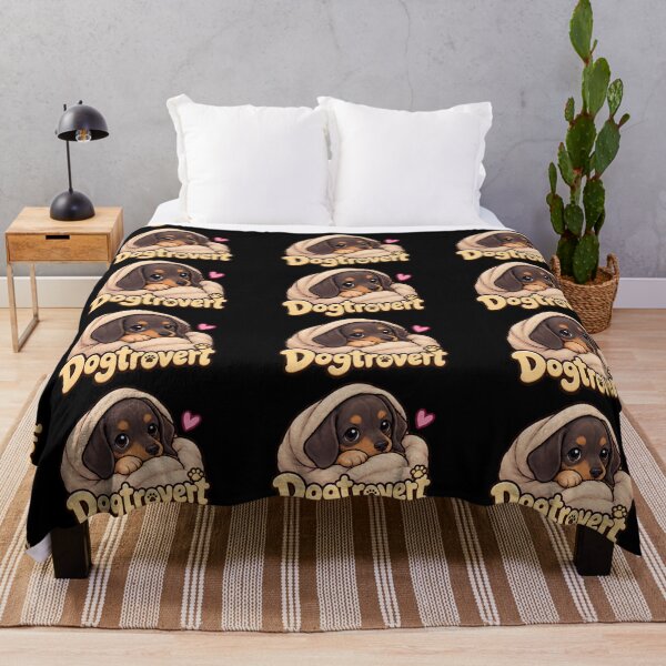 Item preview, Cute Dogtrovert and Dachshund designed and sold by DamioPolArt.