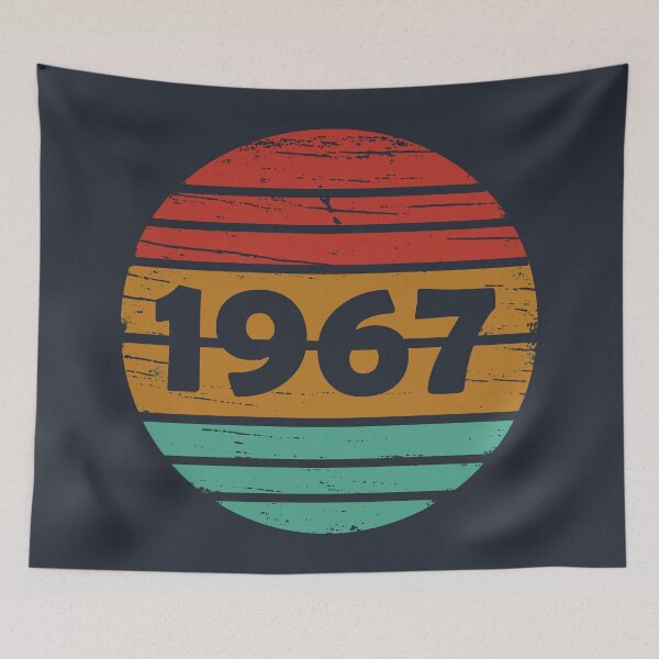 Item preview, Retro Born in 1967 Vintage 60th Birthday Gift designed and sold by Alexaltay.