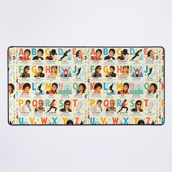 Item preview, Michael Jackson Fun Facts ABC designed and sold by LuluLeb.