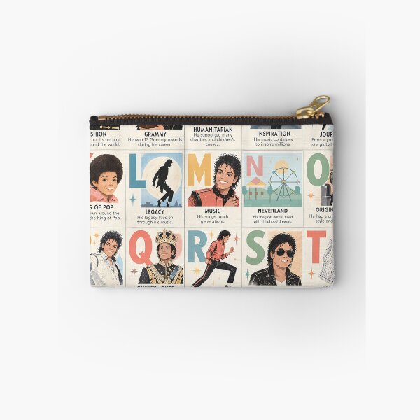 Item preview, Michael Jackson A–Z Fun Facts Fan Display designed and sold by LuluLeb.