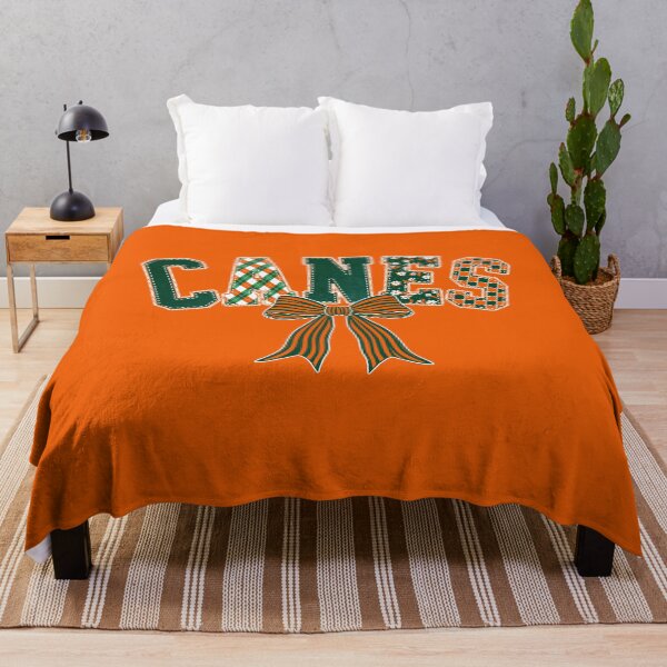 Item preview, Canes Floral Coquette Style Miami FL Football designed and sold by Floral Vintage.