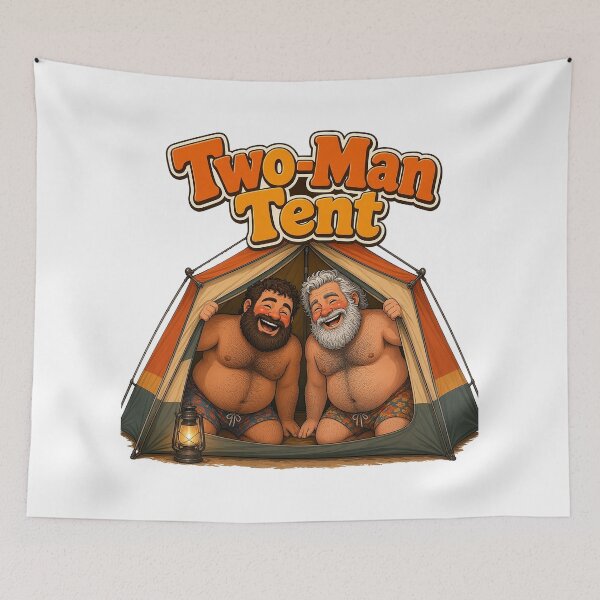 Item preview, Two Man Tent Gay Bear Camping designed and sold by Tom&Tony.