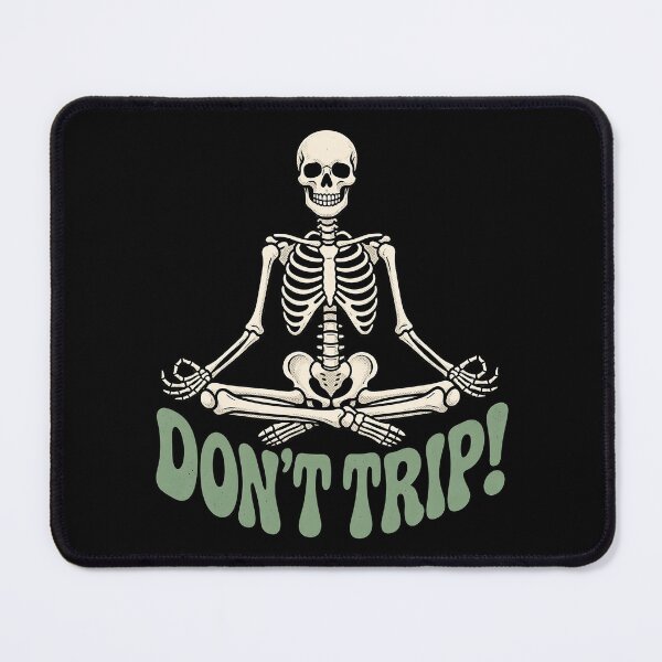 Item preview, Vice 6 Don't Trip Meditating Skeleton Leonida VI Game Poster designed and sold by AmerieAbi.