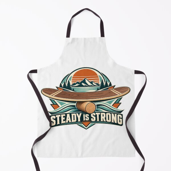 Item preview, Balance Board Steady Is Strong Fitness Art designed and sold by TeNovaStudio.