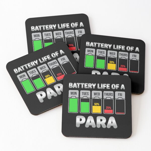 Item preview, Battery Life Of A Paraprofessional Monday To Friday School Staff designed and sold by Hernisemok.