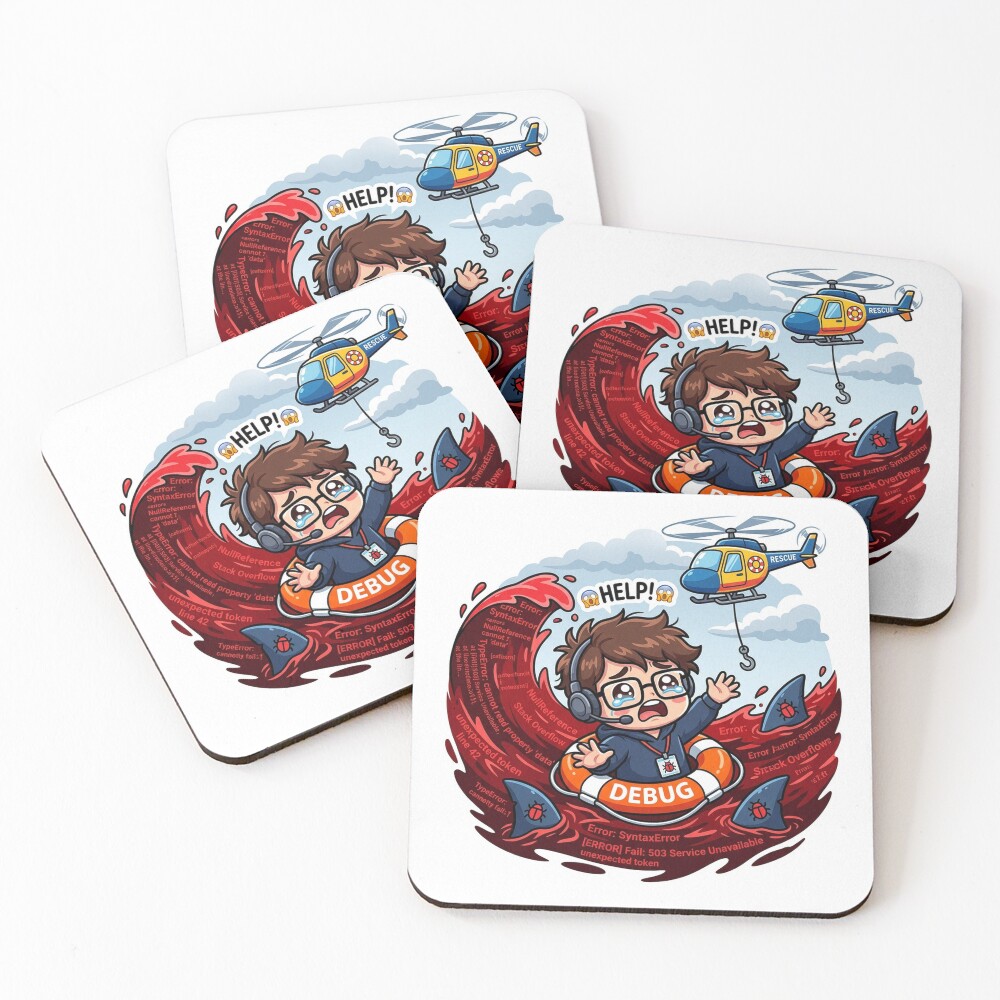 Item preview, Coasters (Set of 4) designed and sold by YNAMREG.