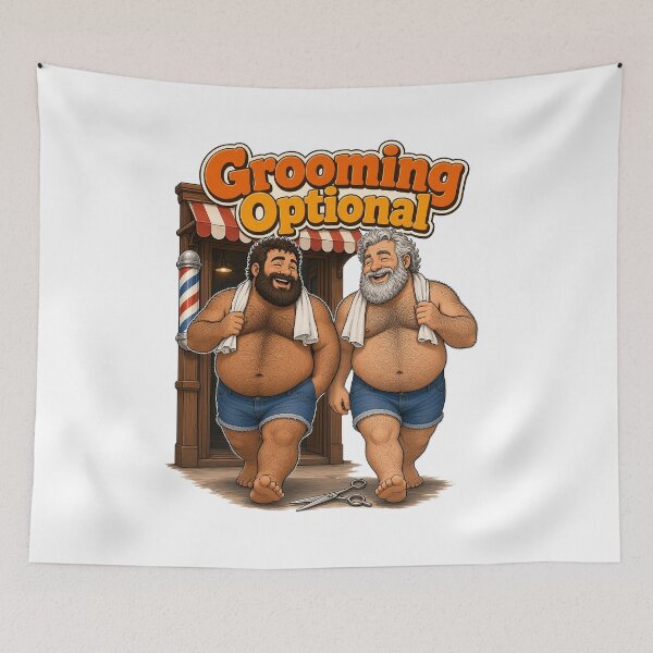 Item preview, Grooming Optional Hairy Gay Bear designed and sold by Tom&Tony.