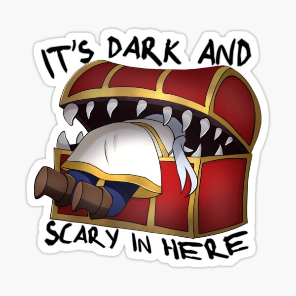 Item preview, Doodle It's Dark and Scary Here  designed and sold by Izaa-aart.