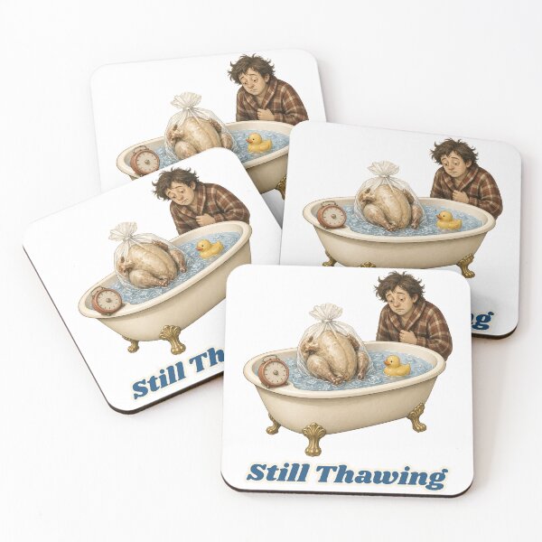 Item preview, Still Thawing Turkey in the Bathtub Thanksgiving designed and sold by Freckled-Monkey.