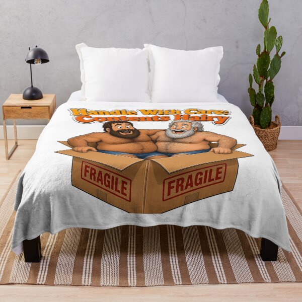 Item preview, Handle With Care Contents Hairy Gay Bear designed and sold by Tom&Tony.