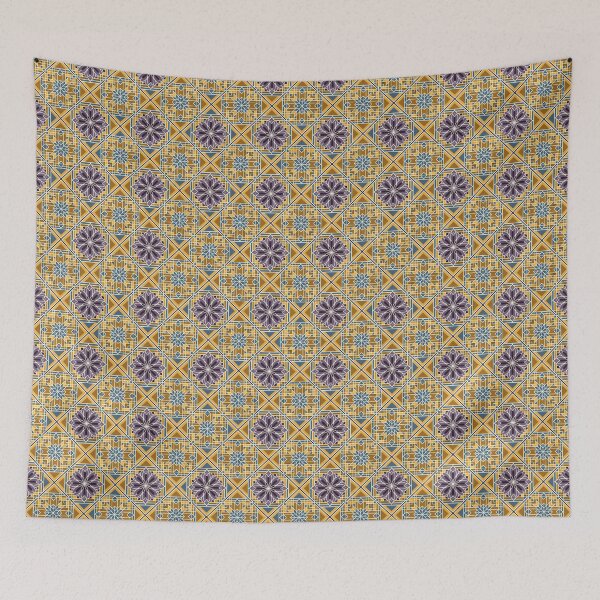 Item preview, Ornamental Spanish Azulejo Geometric Ceramic Tile Design 02 designed and sold by The Design Asset Station.