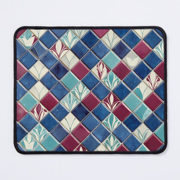 Item preview, Ornamental Spanish Azulejo Geometric Ceramic Tile Design 04 designed and sold by The Design Asset Station.