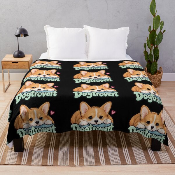 Item preview, Dogtrovert and cute Pembroke Welsh Corgi designed and sold by DamioPolArt.