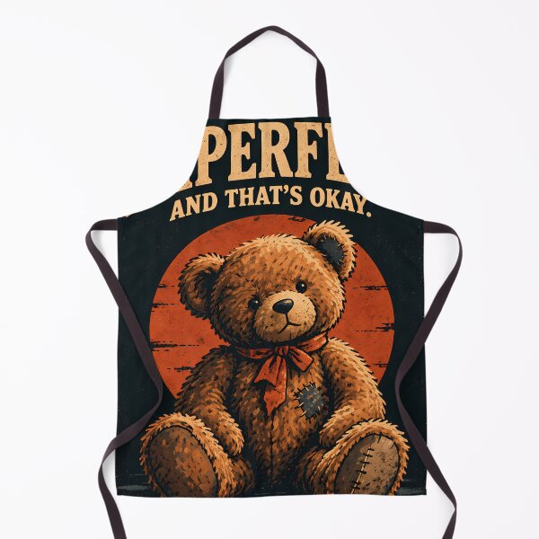 Item preview, Self acceptance retro teddy perfect imperfections designed and sold by tarotstarostina.