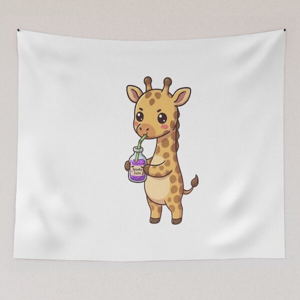 Item preview, Cute Giraffe Drinking Spooky Juice designed and sold by Ella_Sketch.