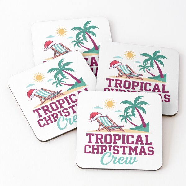Item preview, Tropical Christmas Crew Beach Chair Flat Vector designed and sold by chattsuede.